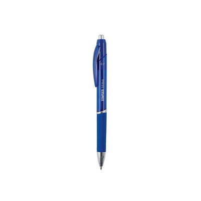 Staples Motiva Retractable Ballpoint Pens Fine Point Blue Ink Dozen (21522) 326481
