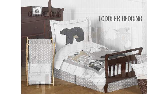 3pc Woodland Friend Full/Queen Kids&#39; Comforter Bedding Set - Sweet Jojo Designs, 2 of 7, play video