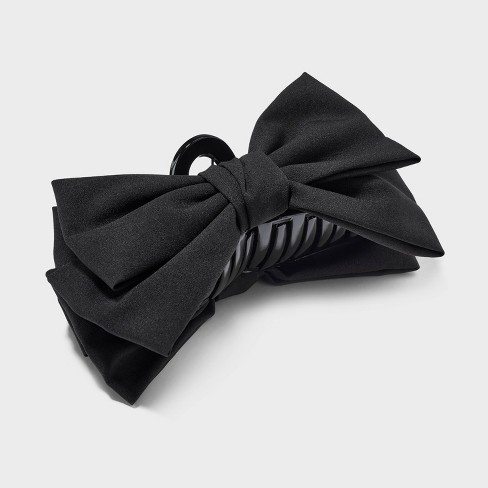 Bow Claw Hair Clip - Wild Fable™ Black : Target