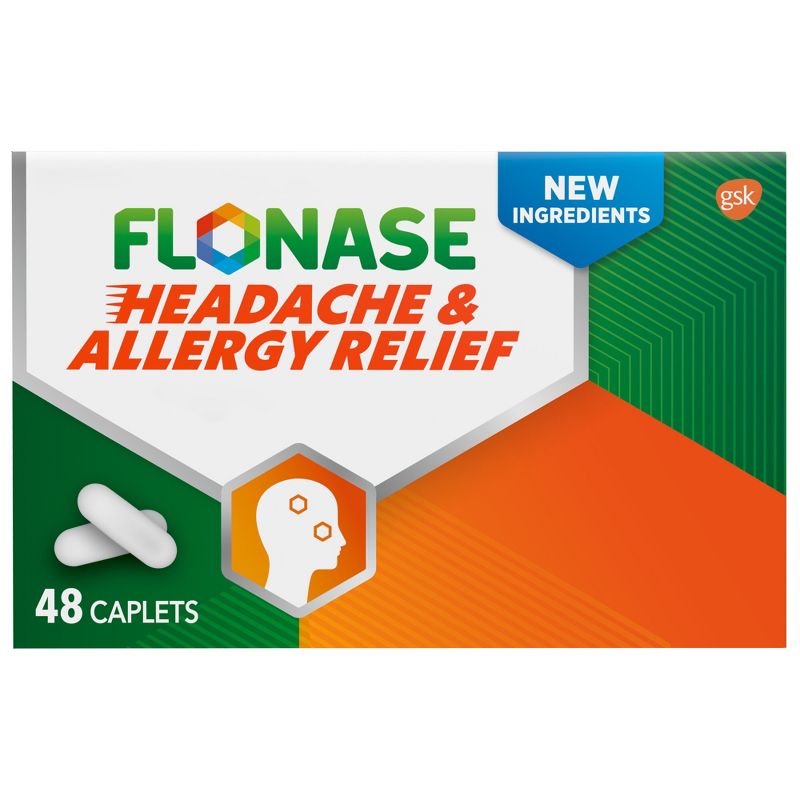 Flonase Acetaminophen Headache & Allergy Relief Caplets , 1 of 10