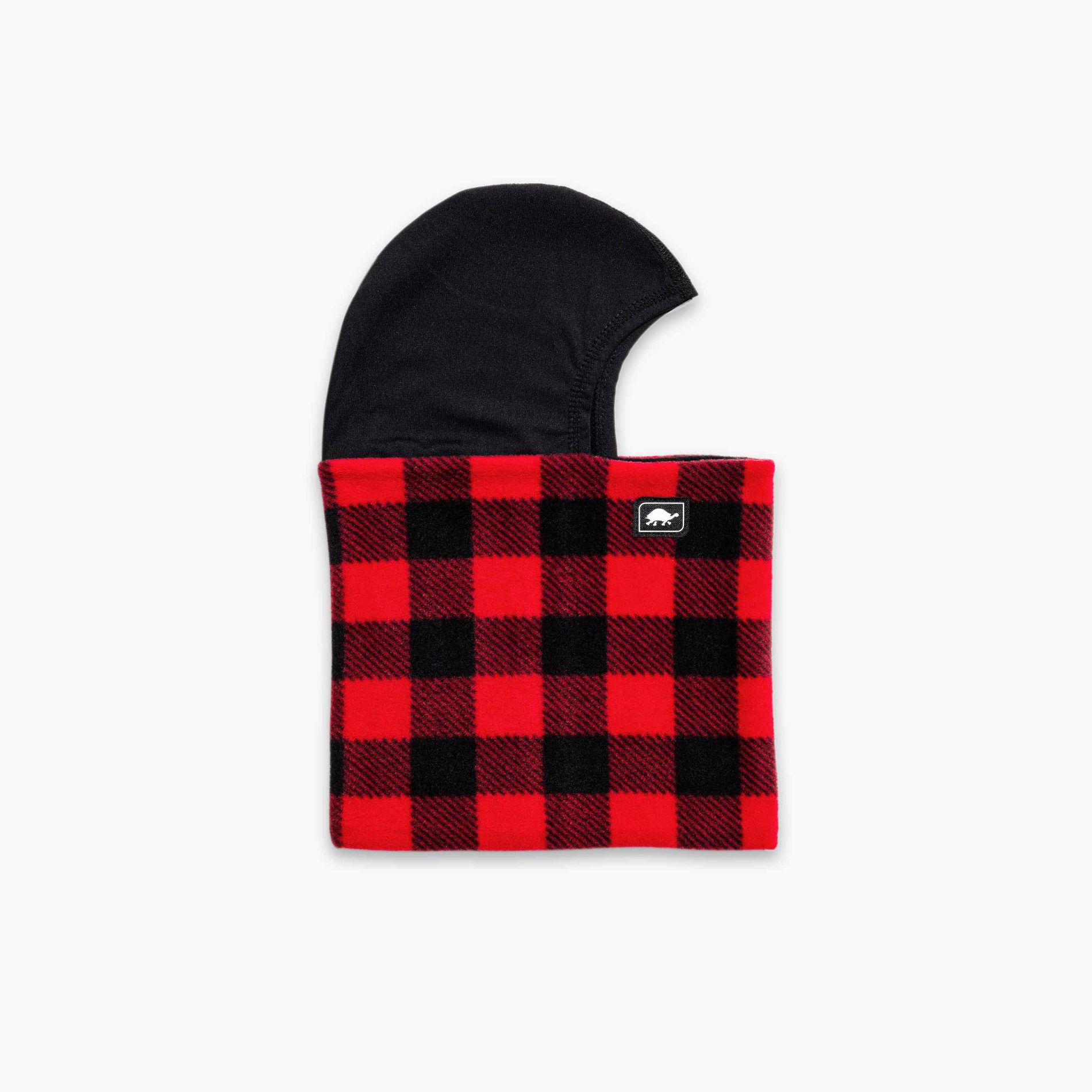 Turtle Fur Kids Shellaclava Balaclava - Fleece Playful Prints Ski Face Mask, Lumberjack