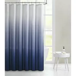 Kate Aurora Living Multi Color Ombre Fabric Shower Curtain