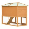 vidaXL Animal Rabbit Cage Double Floor Solid Fir Wood - 4 of 4