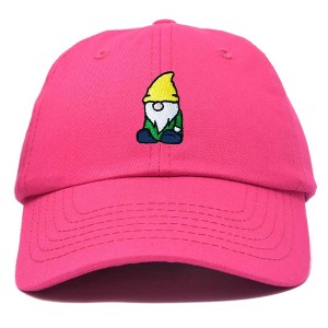 Dalix Gnome Embroidered Cotton Baseball Cap Adjustable Dad Hat Mens - 1 of 4