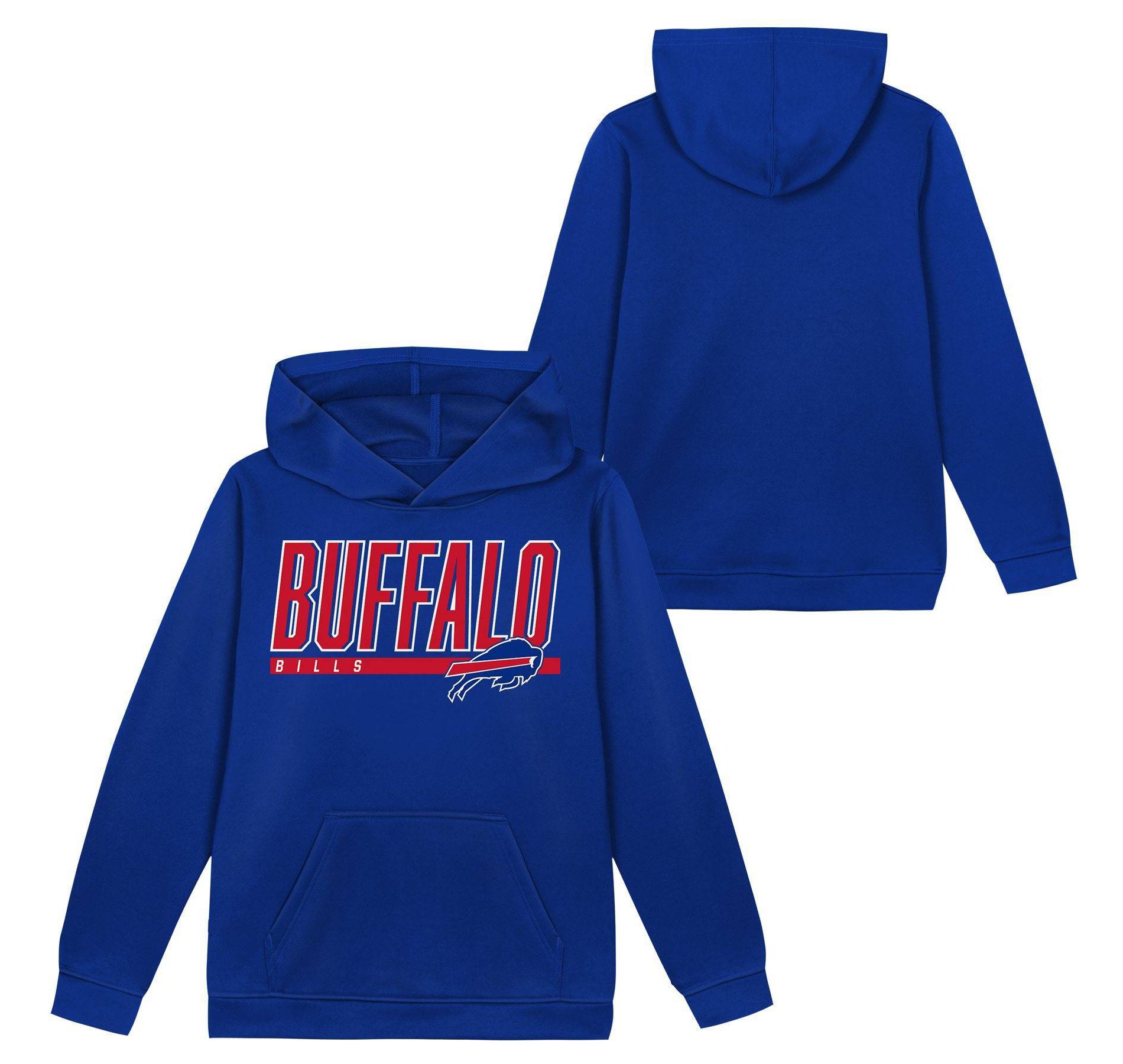 NFL Buffalo Bills Boys' Performance Hooded Sweatshirt