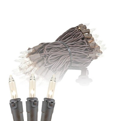 Novelty Lights Incandescent Christmas String Lights 100 Mini Bulbs (34 Feet)