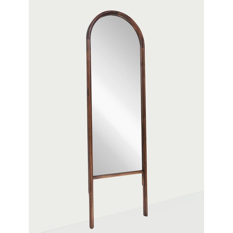 20&#34; x 65&#34; Wood Arched Floor Mirror Walnut - Threshold&#8482; designed with Studio McGee, 3 of 14