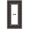 PosterPalooza | Panoramic 3.5" Wide Ornate Black Frame - UV Acrylic, Foam Board Backing, Hanging Hardware - 2 of 4