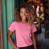 Dalix Rainbow Embroidered Lightweight Relaxed Jersey Tee Summer Cute Positive Womens - 3 of 4