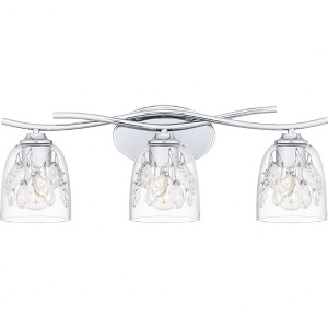 Quoizel Lighting Ansley 3 - Light Vanity in  Polished Chrome - 1 of 1