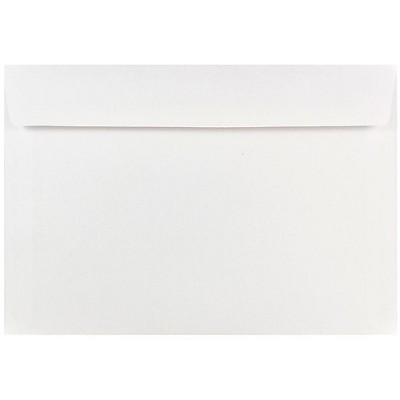 JAM Paper 7 x 10 Booklet Commercial Envelopes White 5528