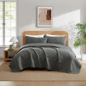HLC.ME Benji - 3 Piece Quilt Set, Lightweight Bedspread Coverlet Set - 1 of 4