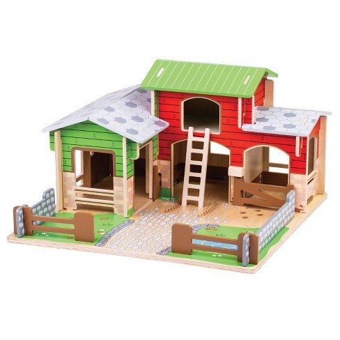 Wooden store farm set