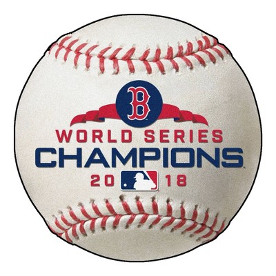 MLB Boston Red Sox 27"x27" 2018 World Series Champions Roundel Rug