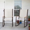 Celebalcony 2 - Person Outdoor Patio Rocking Chairs - 4 of 4