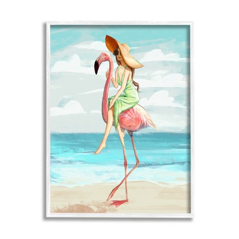 Flamingo- What Kind of Woman You Are; Giclée Print fashion