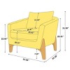 VANOMi 30.7'' Wide Upholstered Nordic Style Accent Chair - 2 of 4