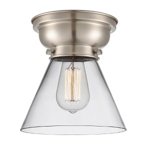 Cone - 1 Light Flush Mount In Industrial Style-7.4 Inches Tall and 7.75 Inches Wide - 1 of 1