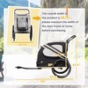 2-in-1 Pet Bike Trailer for Small Dogs, Road-Visibility Dog Stroller Bicycle Carrier, Weather-Strong Bike Wagon Trailer Sidecar Attachment - 3 of 4