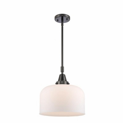 Bell - 1 Light Stem Hung Mini Pendant In Industrial Style-14.13 Inches Tall and 12 Inches Wide