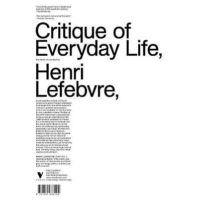 Critique of Everyday Life - by  Henri Lefebvre (Paperback)