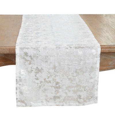 Saro Lifestyle Foil Print Design Runner