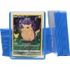 Monster Top Loaders for Trading Cards - 50, 3x4" Clear Hard Plastic Protector w Blue Border- Compatible w Yugioh, Sports & More - 3 of 4