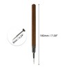 Unique Bargains Nail Painting Brushes for Polish Painting Home DIY Brown 1 Pc - 4 of 4