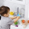 Wooden Play Kitchen for Kids, Toy Kitchen Set with Ice Maker, Microwave & Oven, Pretend Play Chef Accessories for Toddlers Boys & Girls - 4 of 4