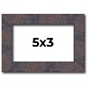 PosterPalooza | Photo Size Slim Profile Brown Frame - UV Acrylic, Foam Board Backing, Hanging Hardware - 2 of 4