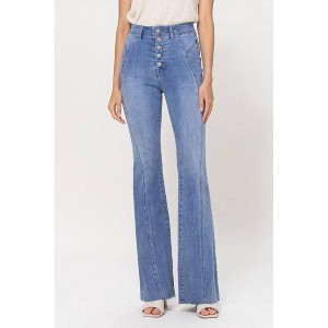 Women's Jessica High Rise Stretchy Flare Jeans - CELLO - 1 of 4