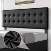 Whizmax Bed Frame with 4 Storage Drawers and Headboard, Faux Leather Upholstered Platform Bed Frame with Wooden Slats Support,  No Box Spring Needed - 3 of 4