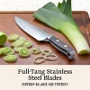 Calphalon 15pc Stainless Steel Cutlery Set: Forged Blades, Knife Block, Hand Wash, Lifetime Warranty - 4 of 4