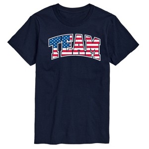 Men's - Instant Message - Team USA Flag Short Sleeve Graphic T-Shirt - 1 of 4
