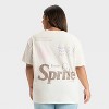 Women's Sprite Oversized Short Sleeve Graphic T-Shirt - Off-White - 2 of 3