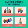 Playbees Magnetic Building Tiles for Kids - 100 Piece Set - 4 of 4