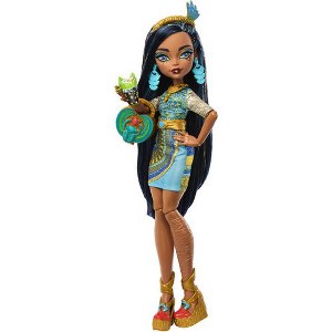 Mattel - Mattel - Monster High Day Out Cleo De Nile Fashion Doll with Blue Dress - 1 of 4
