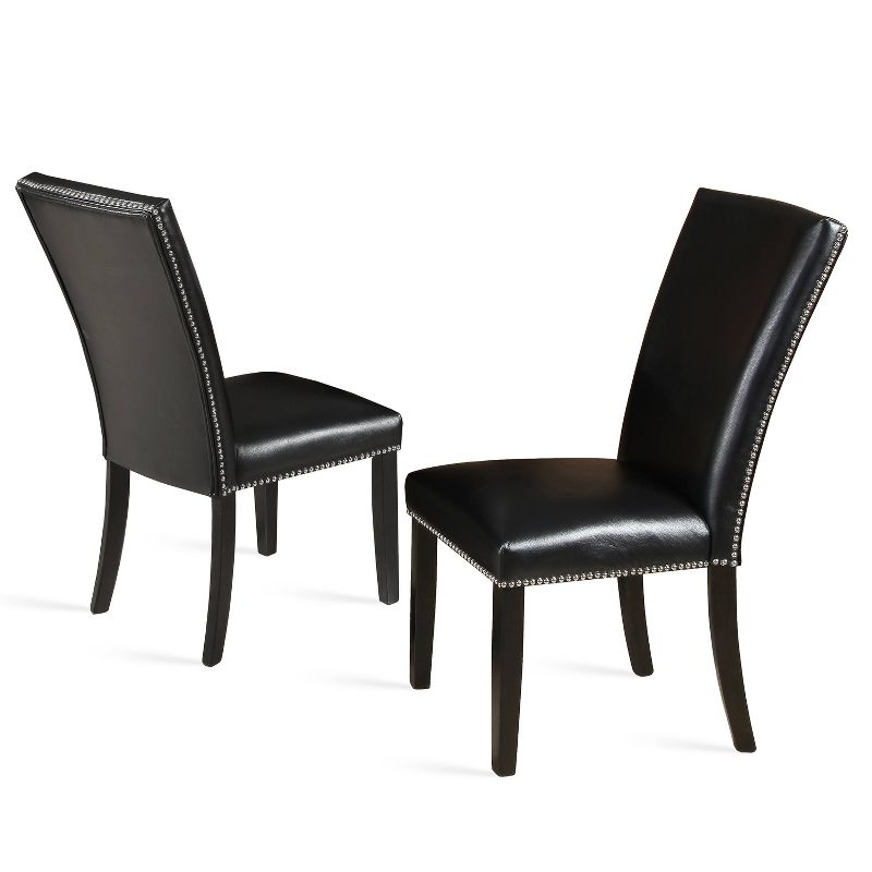 18&#34; Set of 2 Finley Side Chairs Black - Steve Silver, 5 of 6