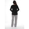 Just Love Ultra-Soft Womens Pajama Pant Set with Matching Socks with Sayings / Christmas Pajamas - 4 of 4