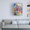 Trademark Fine Art -Richard Wallich 'Pow Wow' Canvas Art - 2 of 4