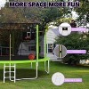 Jump Into Fun 14FT Trampoline for Kids & Adults with Basketball Hoop,Recreational Trampolines with Safety Enclosure for Back Yard Outdoor - 3 of 4
