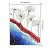 Amanti Art Patriotic Floral III by Elizabeth Medley Canvas Wall Art Print Framed 23 x 30-in. - 4 of 4