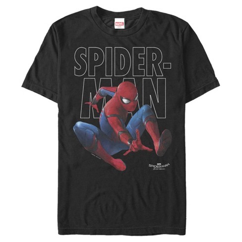 Adult spiderman cheap t shirt