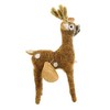 Tag 7.0 Inch Wooly Reindeer Small Antlers Christmas Animal Figurines - 3 of 3