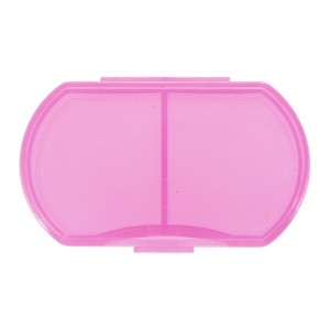 Unique Bargains 2 Grid Portable Mini Pill Case 1 Pc - 1 of 4