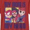 Boy's Marvel My Mom Is My Hero Cartoon Heroes T-Shirt - 2 of 4
