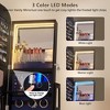 Fredees Arched LED Freestanding Jewelry Armoire,White - 4 of 4