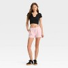 Women's French Terry Mid-Rise Lace Trim Pull-On Shorts - Wild Fable™ - 3 of 3