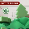 Aoibox Christmas Mini Candy Molds with Xmas Tree and Gingerbread Man Shape,Non-Stick Food Grade DIY Set for Gummy Jelly Dog Treat Wax Melt Gift Baking - 2 of 4