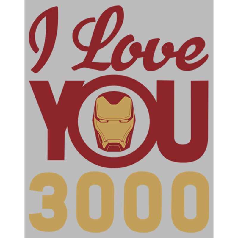 Girl's Marvel Iron Man Love 3000 T-Shirt, 2 of 6